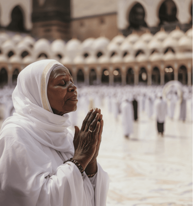 mom making dua