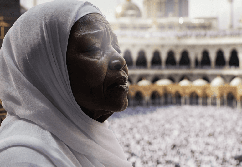 mom making dua